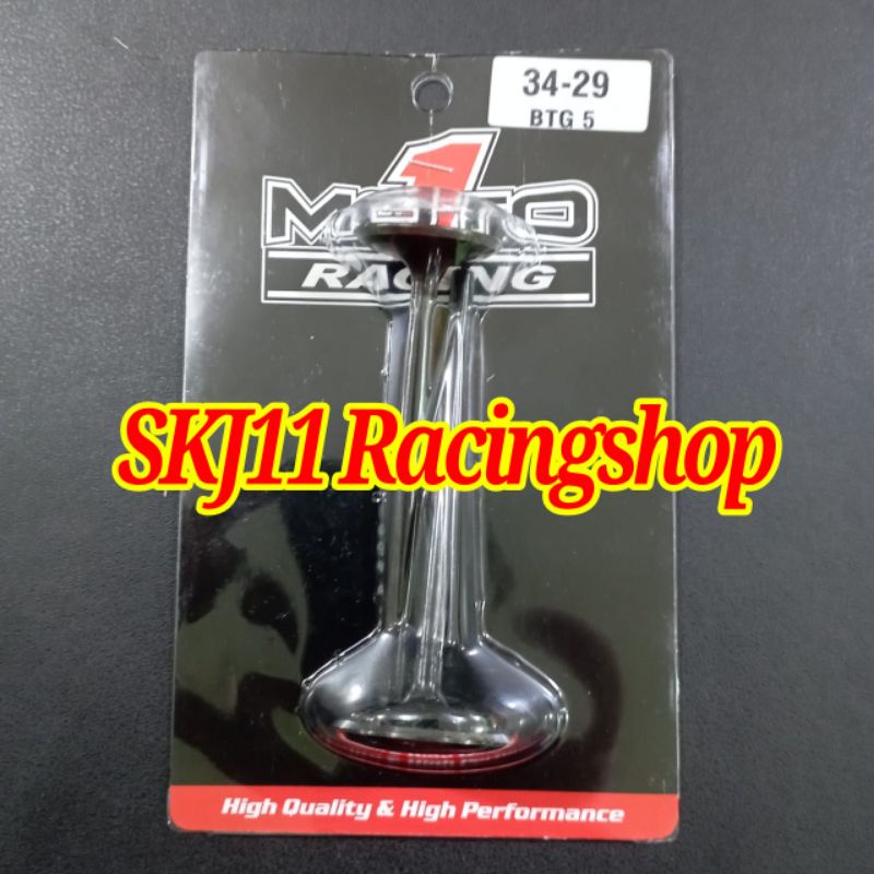 Klep 34/29 30/25 28/24 36/31 31/26 Batang Btg 5 Moto1 Racing