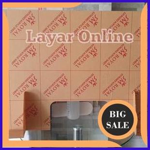 

parts Sekat Acrylic 2mm 120x80cm Meja Teller Kasir Partisi Pembatas KAKI BISA DI LEM 1F3BZ