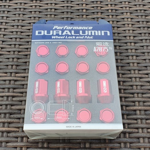 Terlaris Lugnut / Baut Roda Enkei Duralumin Original Made In Japan Bnib 12X1.5