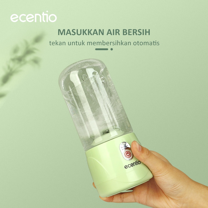 ecentio blender mini portable juicer portable/ jus Portable Blender Juicer botol vitamer 8/6 mata Pisau