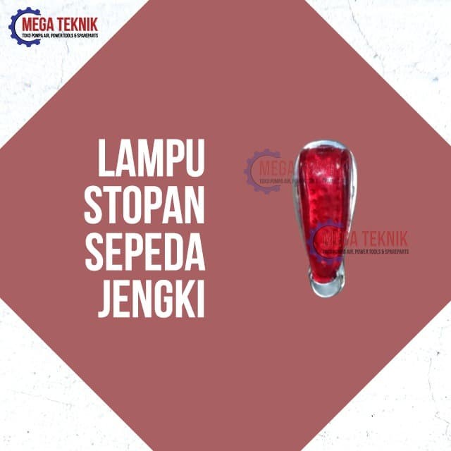 }}}}}}] Lampu Reflektor Sepeda Jengki Stop Sein Variasi Light Kuno Jadul