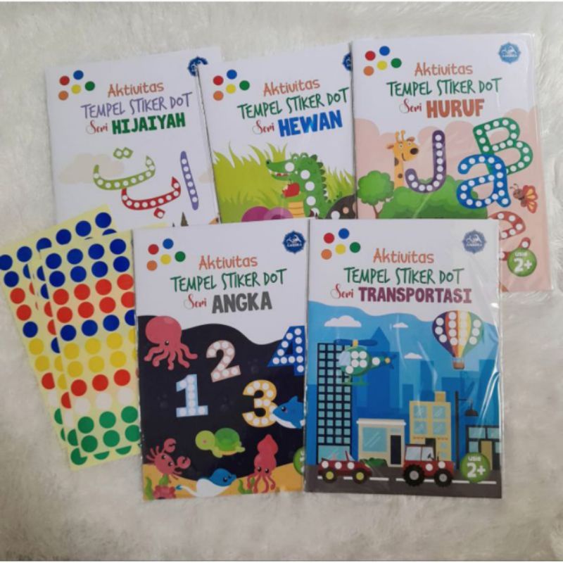 Buku Aktivitas Menempelkan Stiker Dot