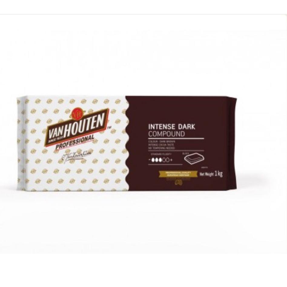 

☚ Van Houten Barry Callebaut Intense Dark Chocolate Compound - Houten 1kg ✭