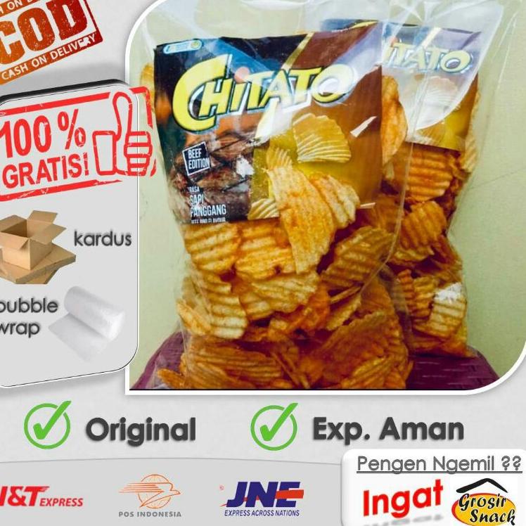 

Terlaku.../ Keripik Kentang Chitato Barbekyu Sapi Panggang 250gr