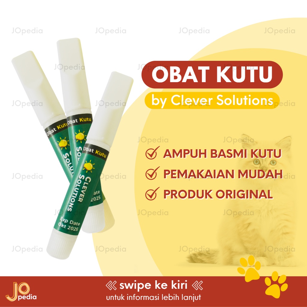 OBAT KUTU CS Kucing Anjing Hewan Anti Kutu Tetes Original