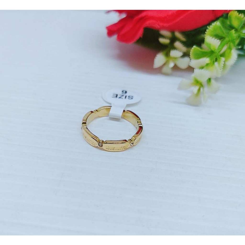 Cincin Titanium Permata Cantik Perhiasan Fashion 3123/3124