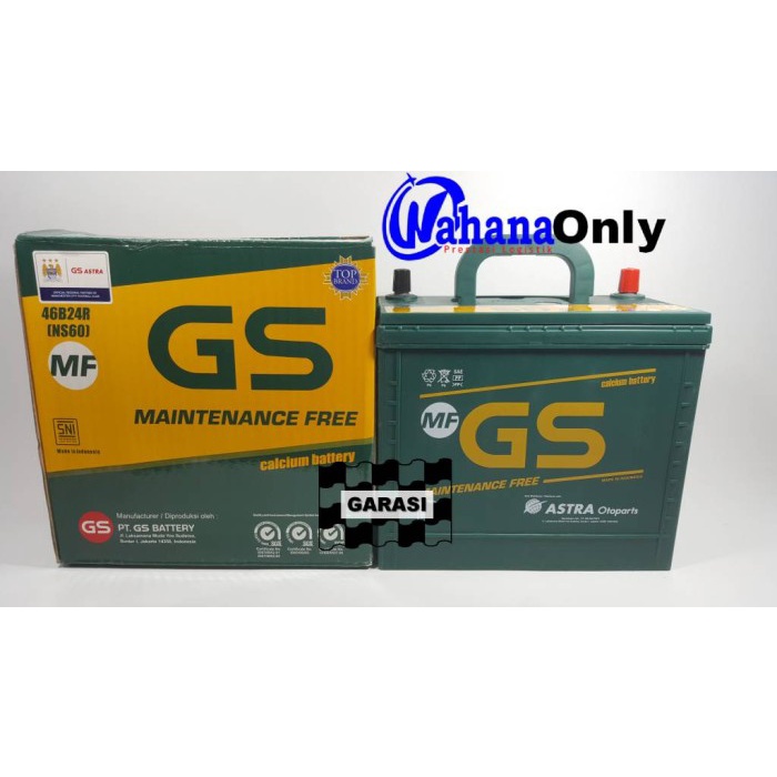 Aki Mobil Gs Astra Ns60 Aki Kering Swift Avanza Terios Via Wahana Kode 112