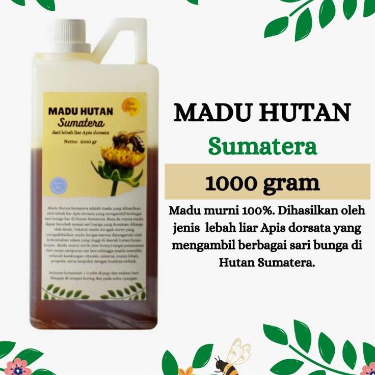 

► Hutan Asli Murni Raw Honey 1000 Gram ❂