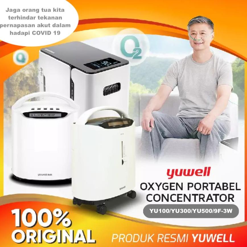 Yuwell YU300 Oxygen Concentrator Oxigen Generator mesin oxigen listrik