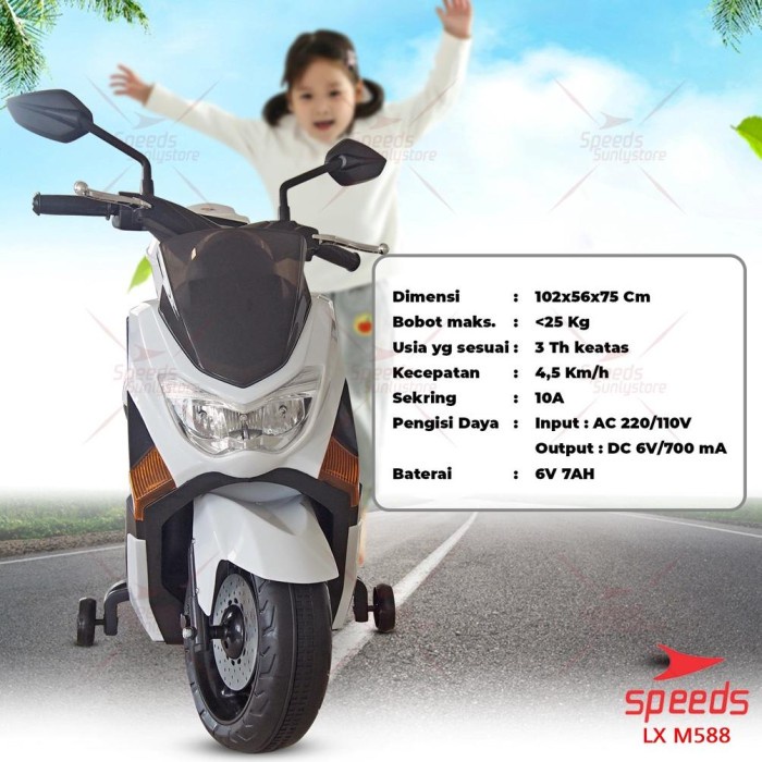 MAINAN ANAK MOTOR AKI MAINAN MOTOR MOTORAN SEPEDA MOTOR AKI ANAK MODEL TERBARU