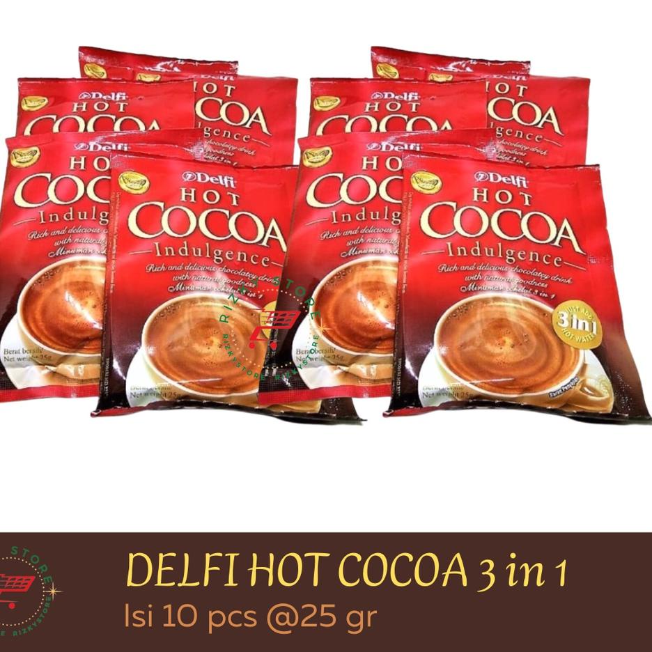 

Deals DELFI HOT COCOA MIX 3 IN 1 / MINUMAN COKLAT/ kayak Cadbury 1 Renceng isi 10 sachet @25 gram