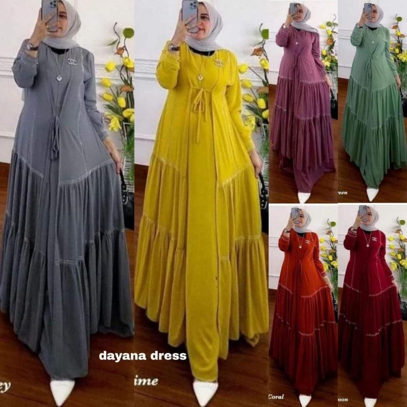 DAYANA GAMIS SUPER JUMBO by RAYHANUN ld 90 - ld 130 140 150 160 170 180