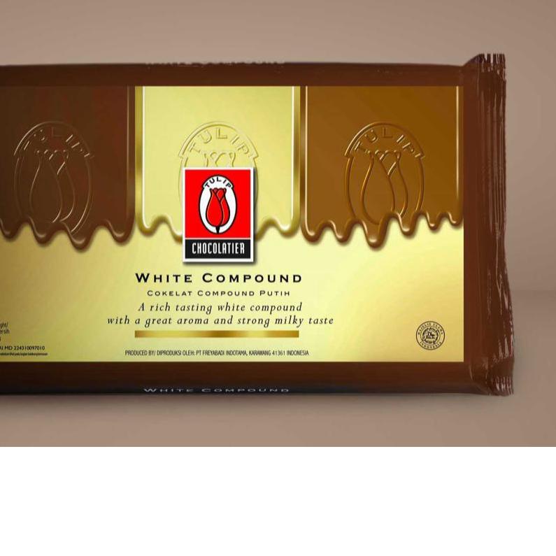 

✽ Coklat Tulip White Chocolate Compound 1kg ✷