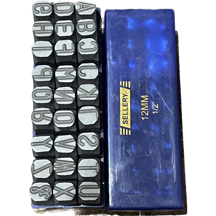 

Ketok huruf / letter stamp 12mm (1/2") Sellery