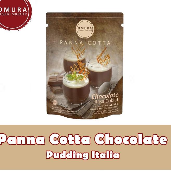 

Limited Product0w0Vk [PANNA COTTA] Omura Dessert Panna Cotta Premix / Premiks Instant Pudding Italia Chocolate / Cokelat