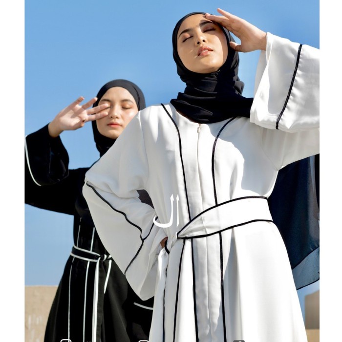 Gamis Abaya Gamis Hitam Dress Arab Saudi Bordir Turki Dubai Turkey Abaya(N3W4) Abaya Saudi Abaya Mut