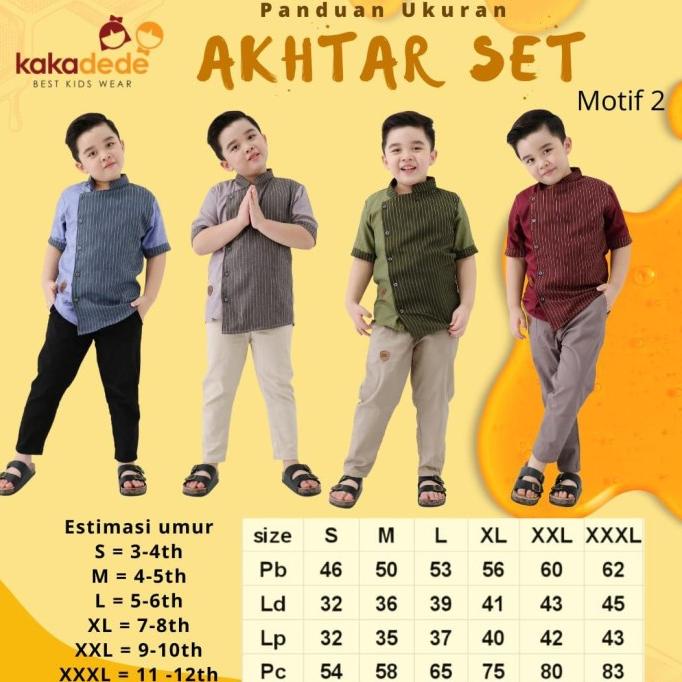 Baju Koko Anak - Akhtar Set