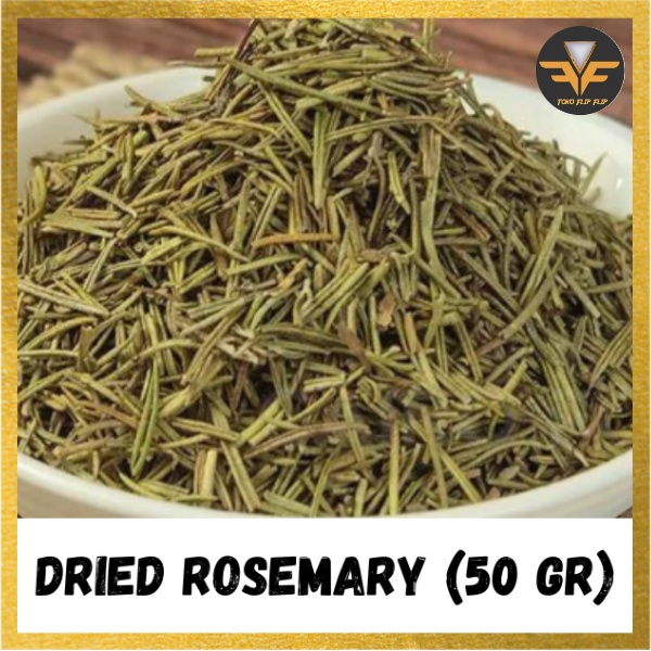 Dried Rosemary 50 Gram Rosemary Kering Daun Rosemary Pilihan Premium Asli 100% Bumbu Rempah Masakan Dapur TERMURAH TERLARIS