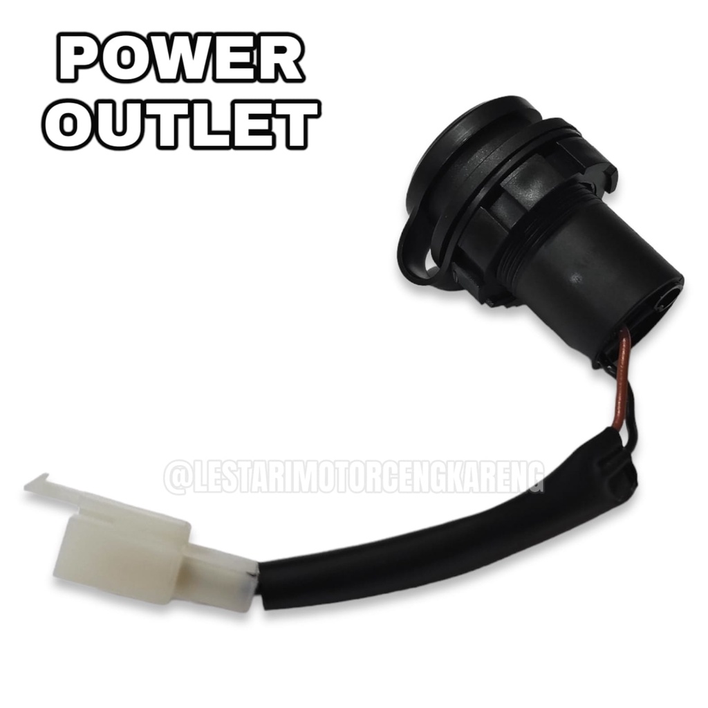 SOCKET POWER OUTLET CHARGER CASSAN MOTOR ORIGINAL AEROX LEXI NMAX 12V