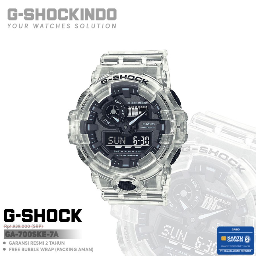 Casio G-Shock GA-700SKE-7A & GA-700SKE-7ADR Original
