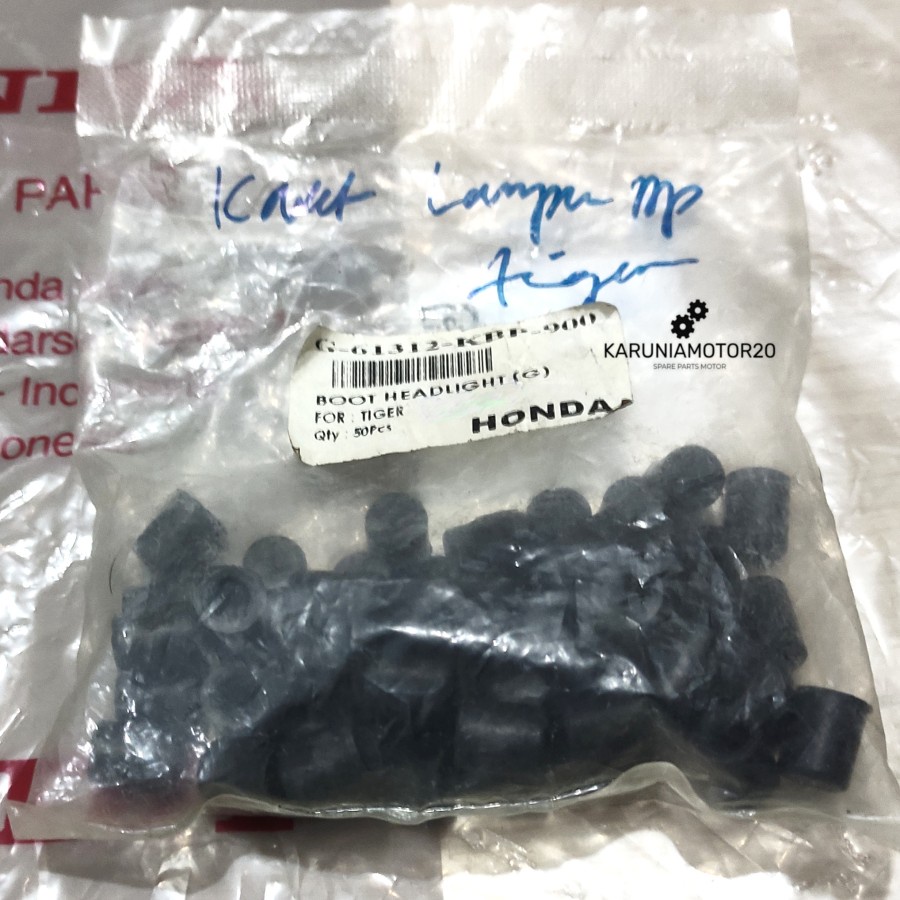 Karet Dudukan Lampu Depan Tiger/Megapro/Dll Original 61312-KBP-900