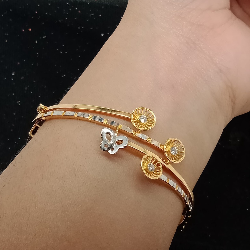 Gelang emas 17k - 8.1 gr kadar 750 - 4257