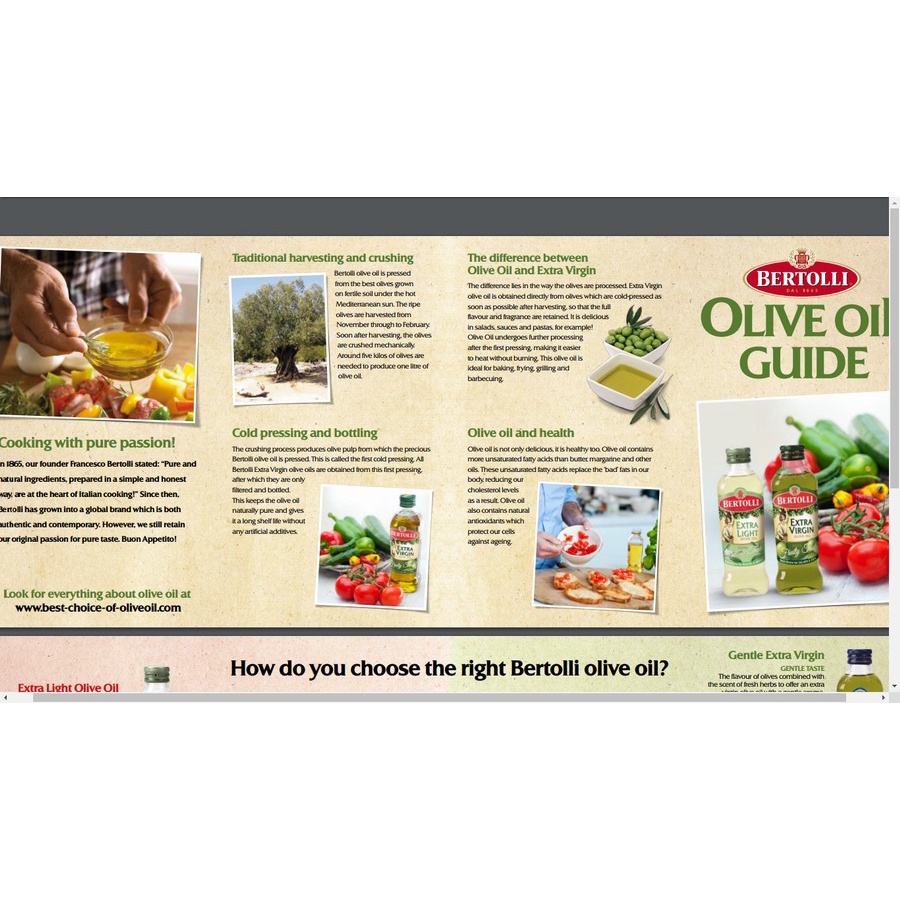 

LAKU Bertolli Extra Lht Olive Oil Minyak Zaitun ml Healthy Wagyu