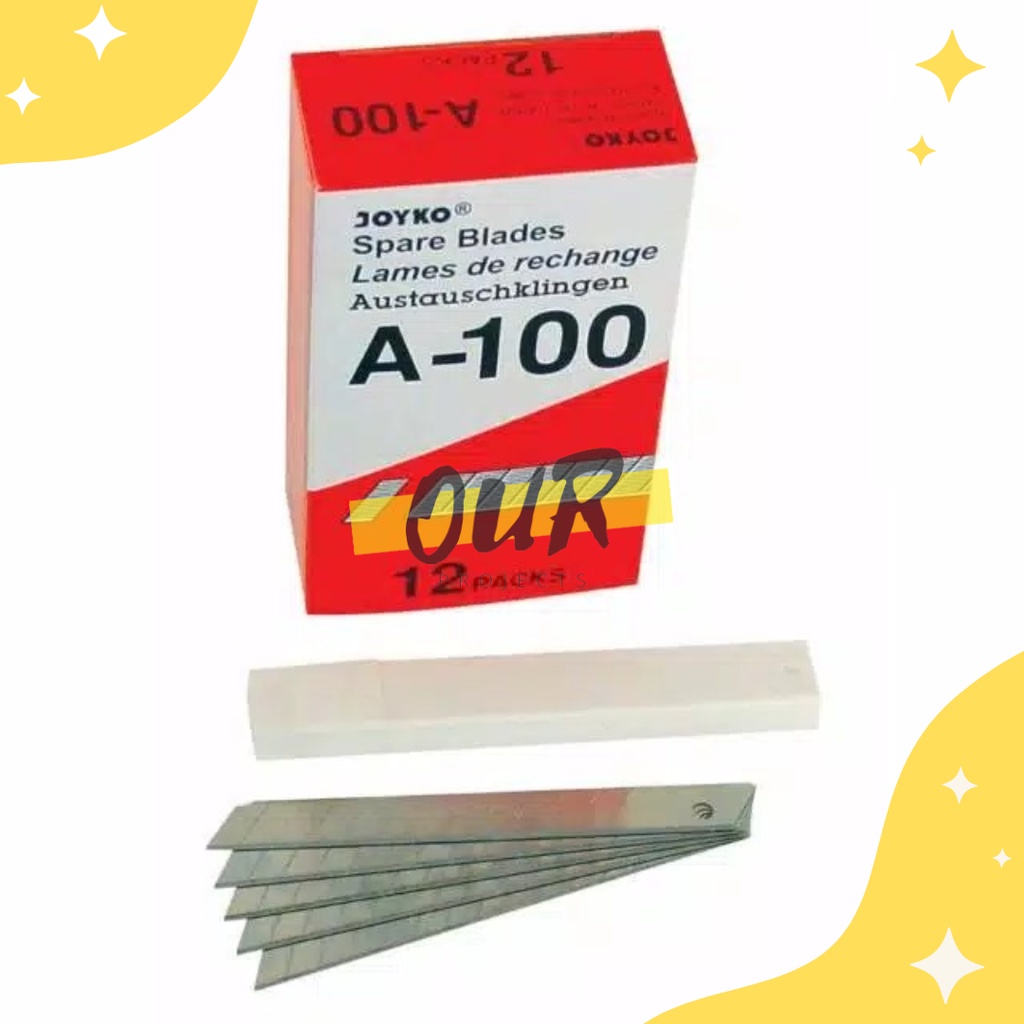 

REFIL CUTTER KECIL/ CUTTER A100 JOYKO/ ISI ULANG/ TAJAM [Our_projects]
