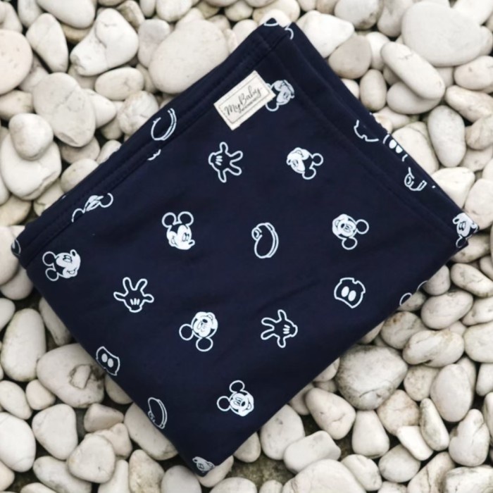 gendongan bayi  MYBABYPOUCH GEOS MICKEY NAVY | GENDONGAN KAOS BAYI MYBABY - M(E2V7) gendongan bayi d