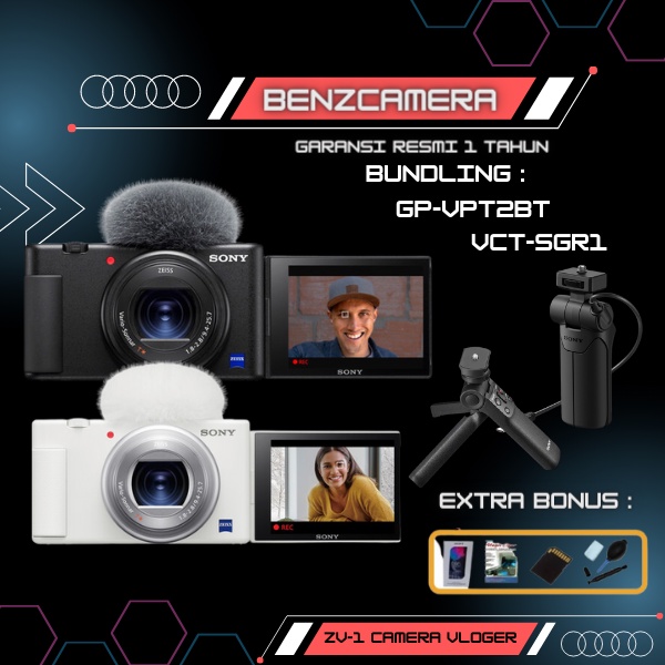 Sony ZV-1 Digital Camera Vlogger - Sony ZV1