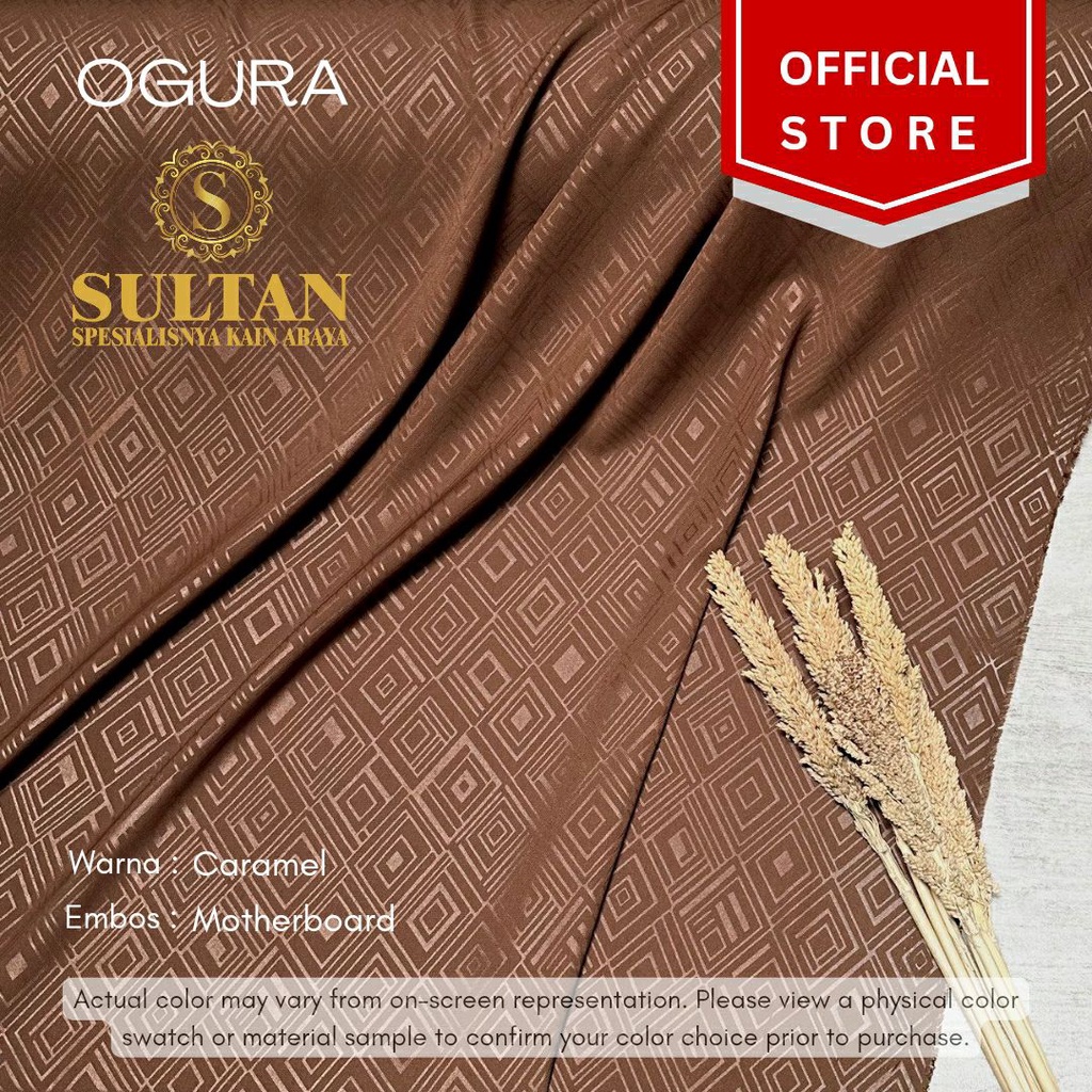 50CM EMBOS MOTHERBOARD OGURA CARAMEL KAIN ABAYA SULTAN