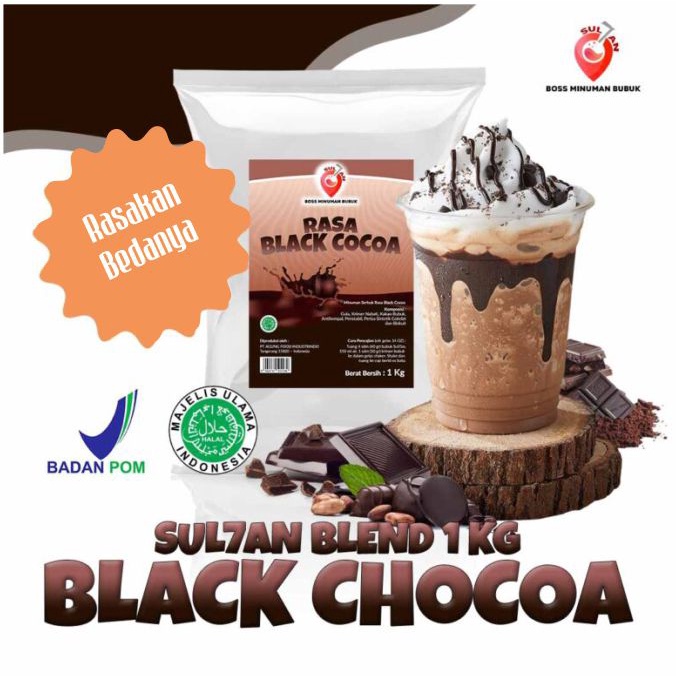 

Bubuk Minuman SUL7AN Rasa BLACK CHOCO 1kg