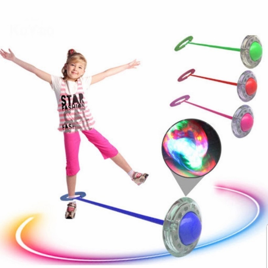 HULA HOOP KAKI / JUMP BALL / LOMPAT KAKI  / HULAHOOP / YOYO KAKI  / LED