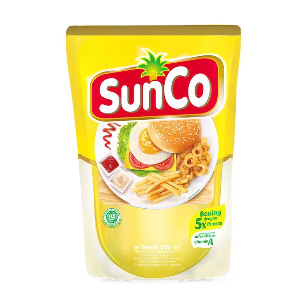 

SUNCO MINYAK GORENG SAWIT POUCH 2LT / MINYAK SAYUR