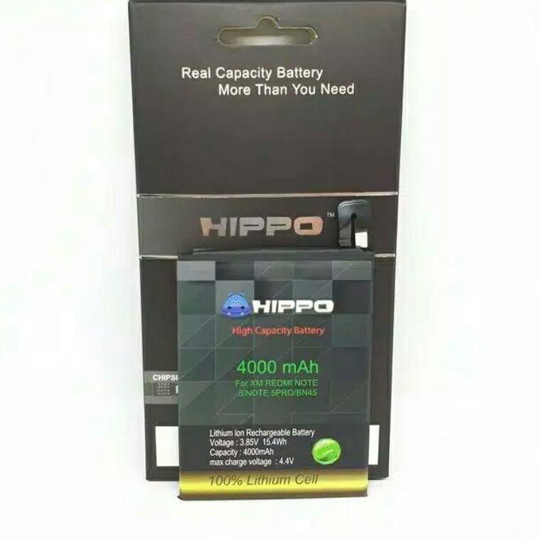 BATTERY batre HIPPO XIAOMI REDMI NOTE 5 NOTE 5 PRO BN45 BN 45 Atau BN48 original hippo GARANSI RESMI