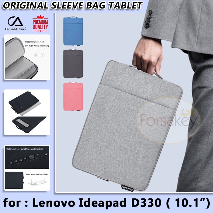 ORIGINAL CANVAS ARTISAN Sleeve Laptop Tablet Lenovo Ideapad D330 10.1 10 Inch Tas Sarung Bag Pouch C