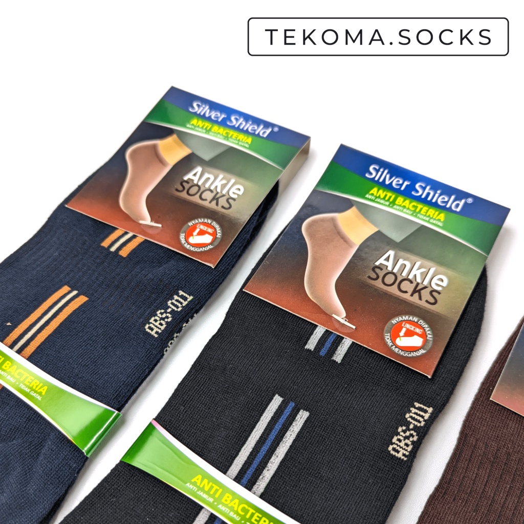 Kaos Kaki Kerja Kantoran Pria Anti Bakteri by Tekoma x Silver Shield