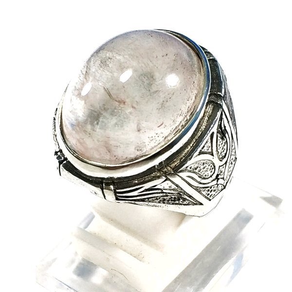 Batu Cincin  BATU AKIK NATURAL KECUBUNG ES KRISTAL TERMURAH PGS661