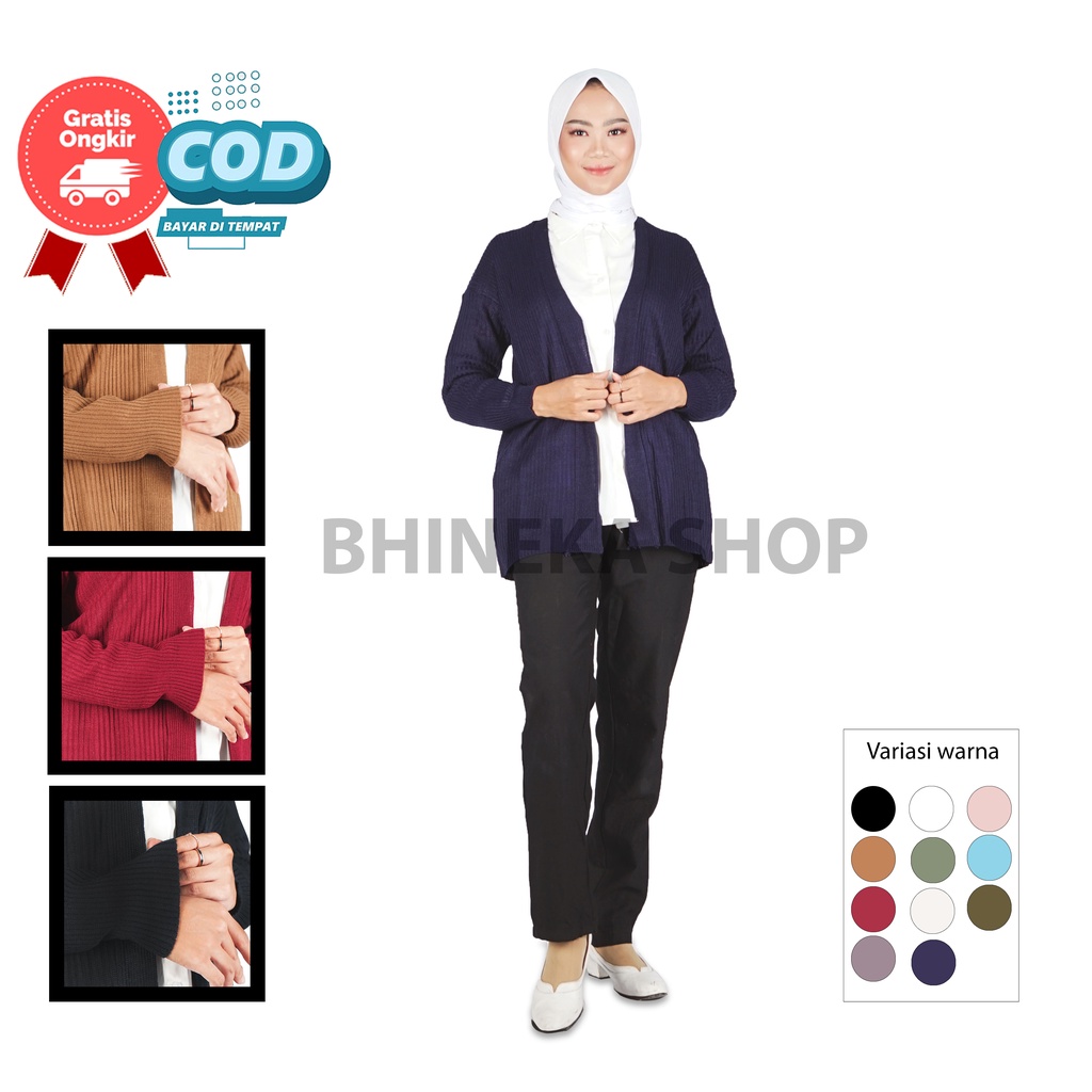 Cardi Rajut Wanita Premium quality Cardigan Knit Kardigan Bresca