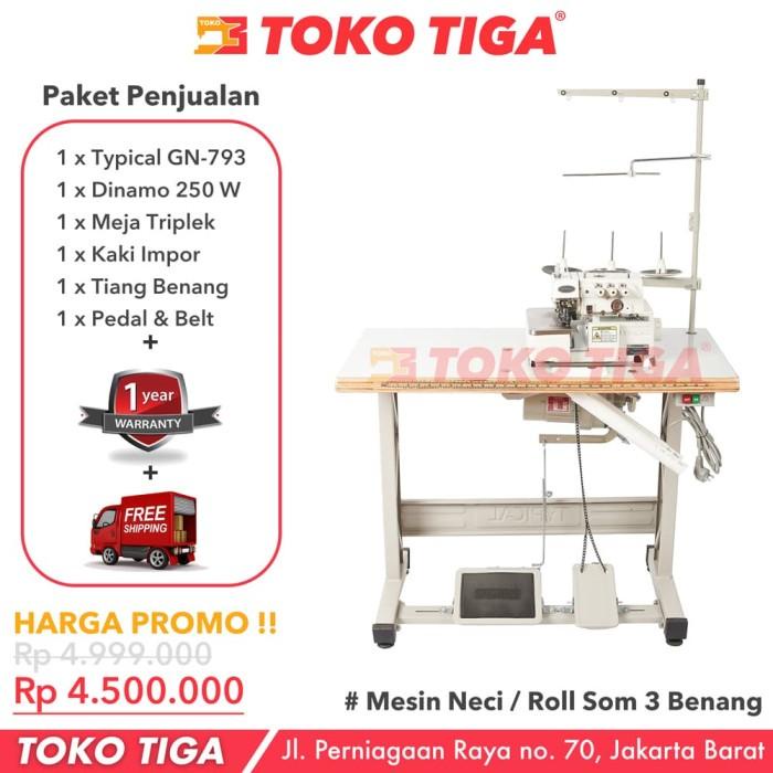 Terlaris Mesin Neci Typical Gn793 / Gn 793 - Neci 3 Benang Industrial Garmen