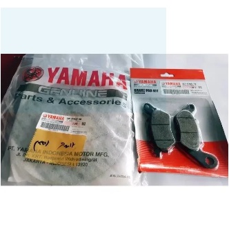 Piringan Depan Cakram + Kampas Rem Depan Yamaha Mio J , Mio Soul GT 113/115 , Fino Fi 115 , Mio New 115 54P/3C1