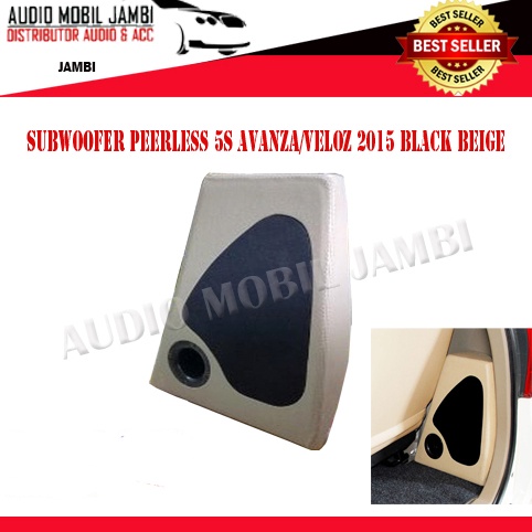 SUBWOOFER PEERLESS OEM KHUSUS AVANZA/VELOZ 2015 BEIGE SUBWOOFER SUDUT MOBIL OEM