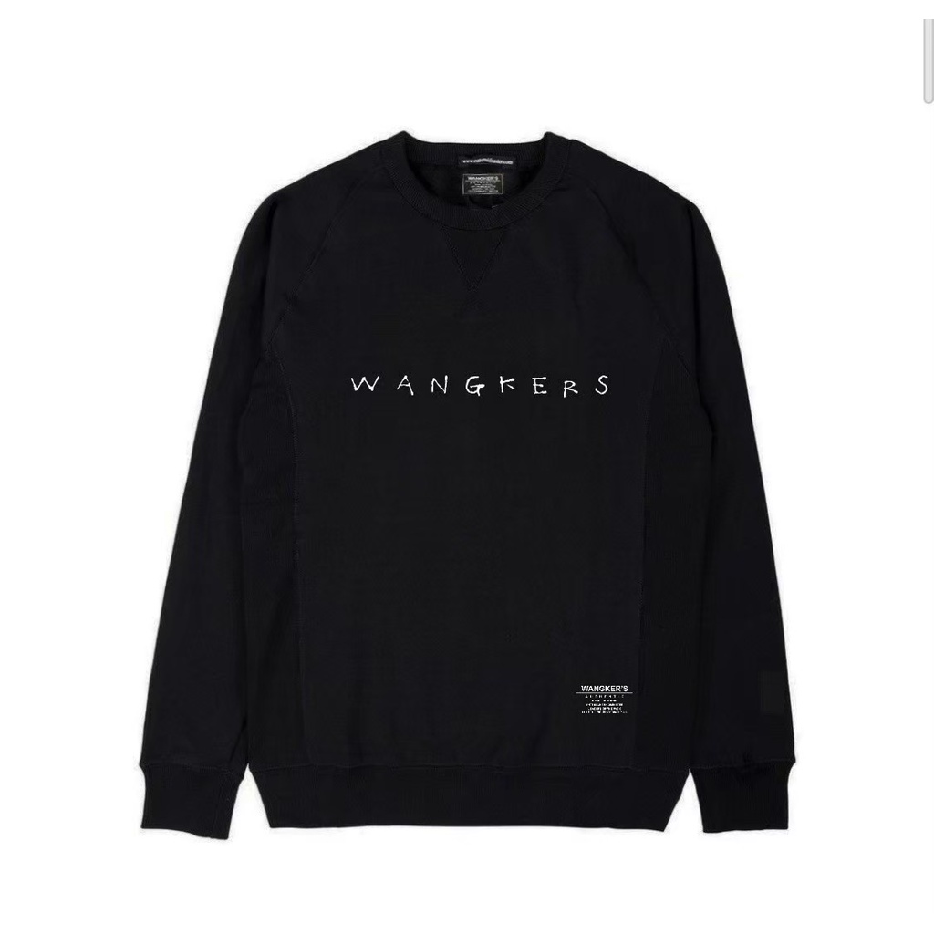 Crewneck Oversize Thrift Sweater Wanita Pria Original Wangkers - Sweartshirt Lokal Brand