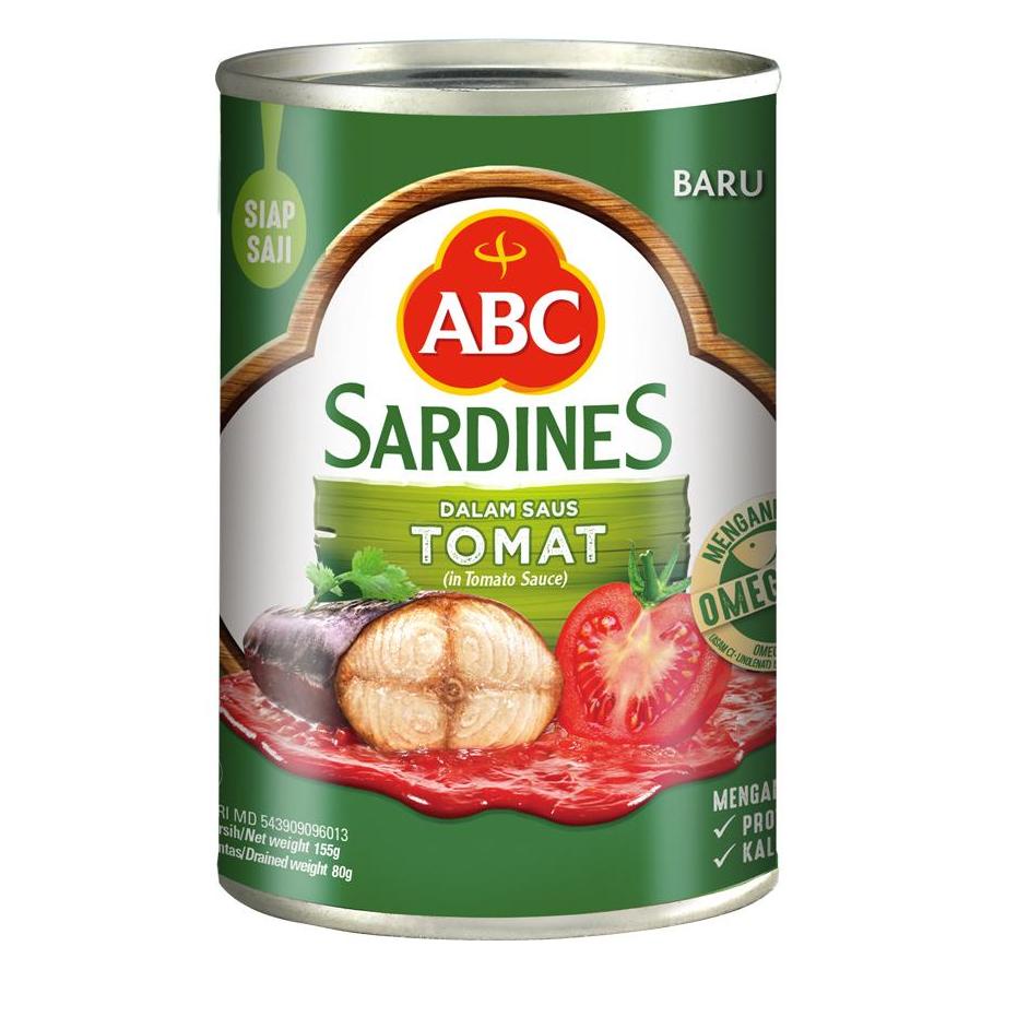 

Dijual ABC Sarden Saus Tomat 3 x 155 gr