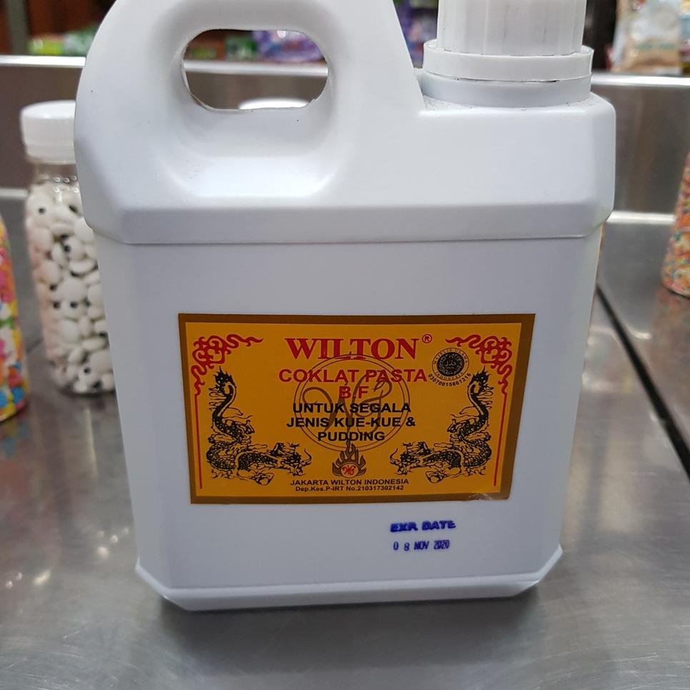 

➯ PASTA COKLAT WILTON BF 1L / Black Forest besar 1 Liter / 1 KG ◙