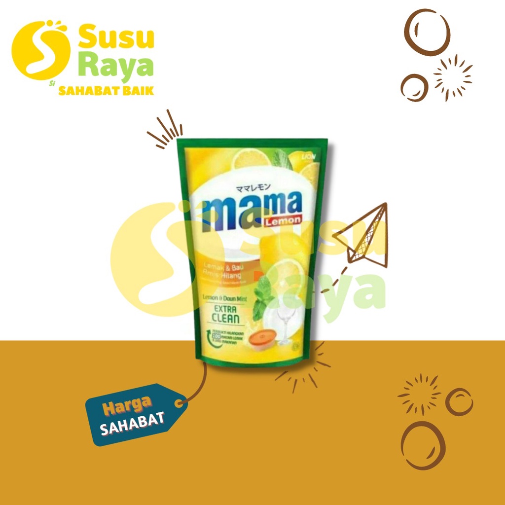 MAMA LEMON MAMA LIME JERUK NIPIS/LEMON/CHARCOAL/HABBATUSSAUDA 680ml