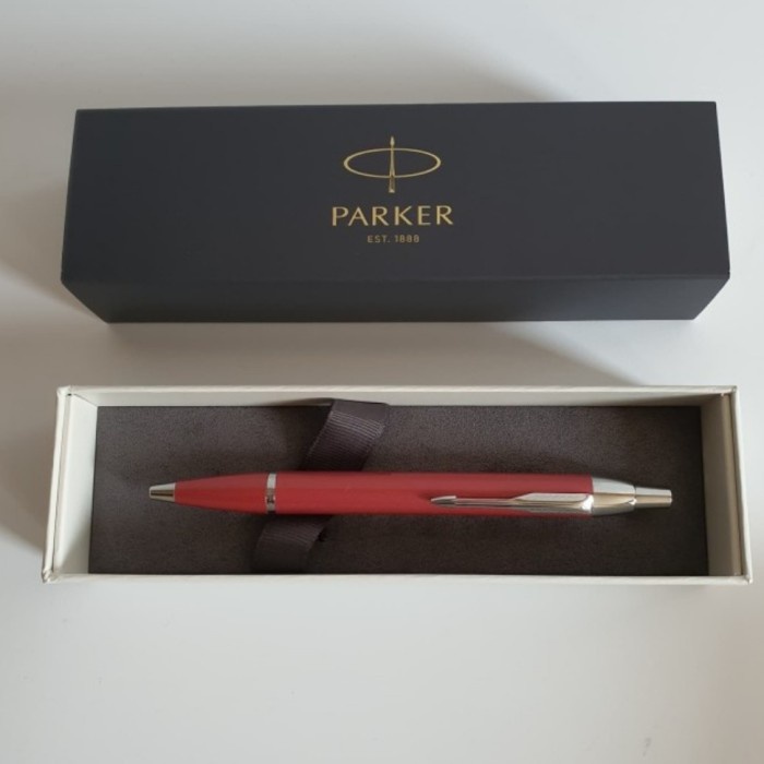 

Pulpen Parker Mewah Red & Peach Original Exclusive + Grafir Laser Nama