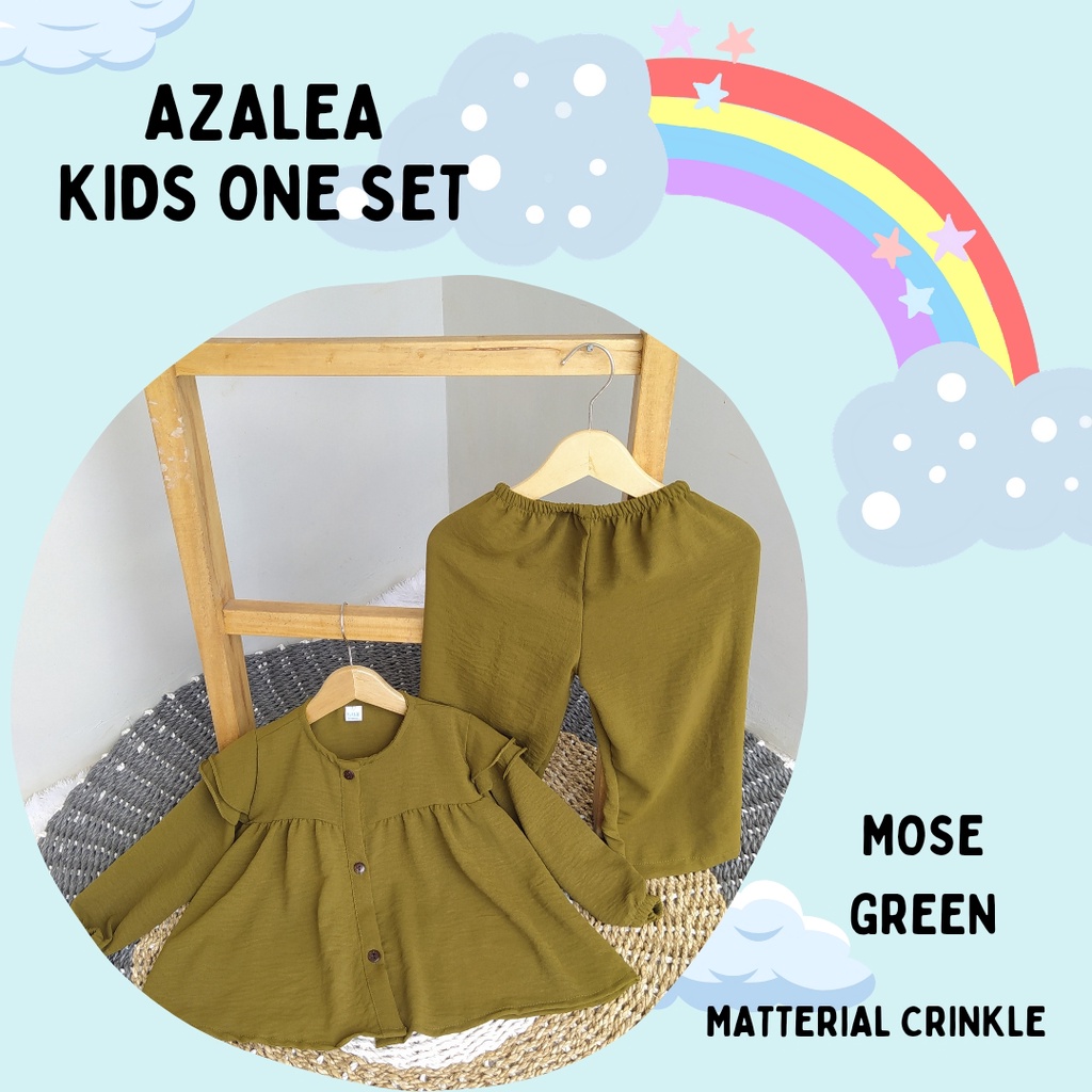 Oneset tanggung azalea 5-10 tahun 6 pcs