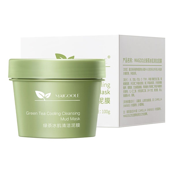 Maigoole/Meidian Green Tea Clay Mask / Masker Lumpur Greentea Pore Clean / Masker Wajah Pembersih Komedo / TV-98