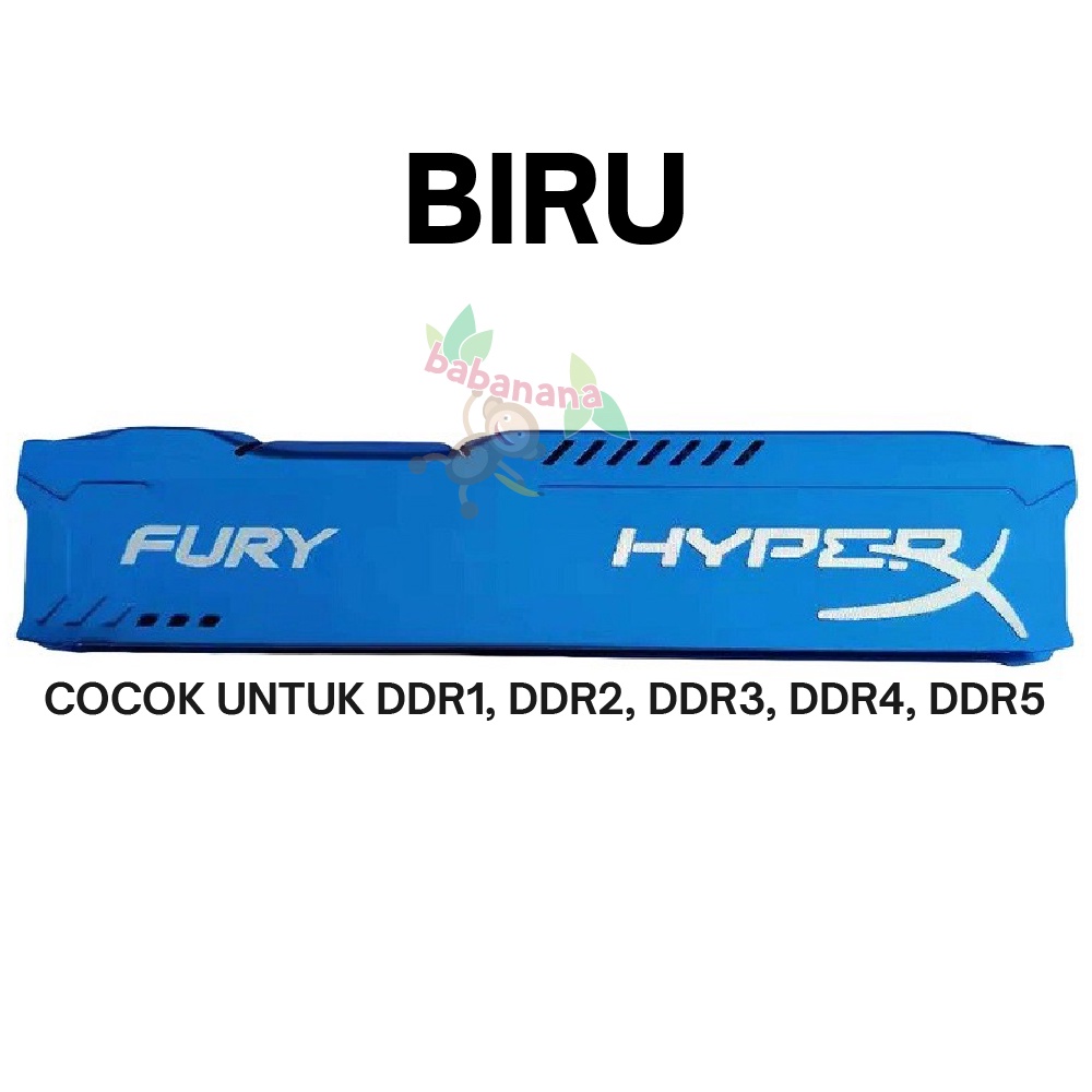 Heatsink Heatspreader RAM DDR2 DDR3 DDR4 DDR5 Kingston Fury HyperX